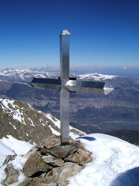 Gorgia Cagna : Vue du sommet sur le Viso