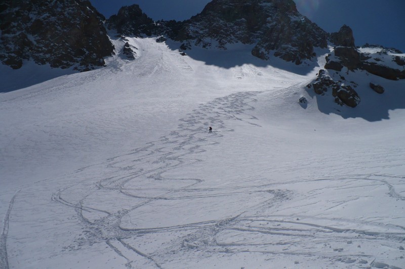 Nos traces : Nos traces. Particulièrement bon sous le gran Bagna.