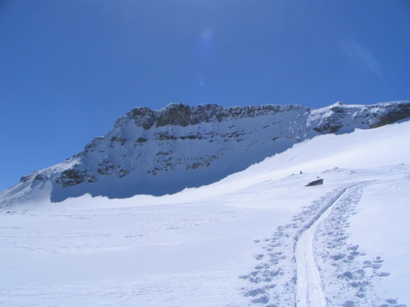 sur le glacier de la Réchasse : entre 2900 et 3000, sur le glacier de la Réchasse, sous la pointe