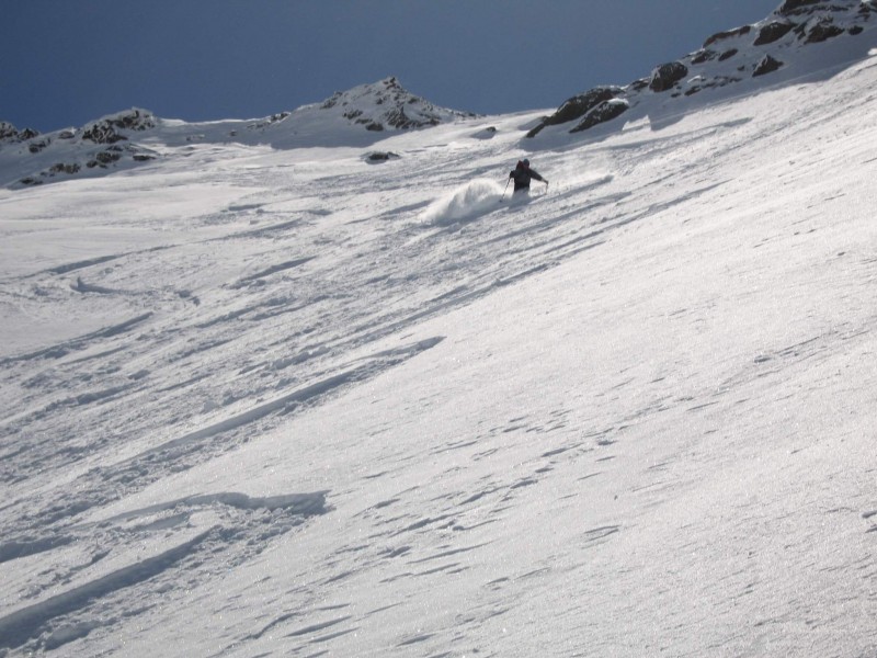 Pointe de Drône : la belle descente ....
