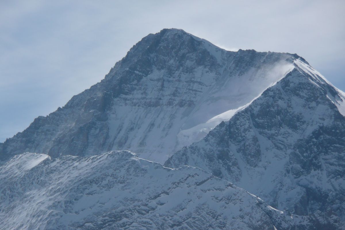Grande Casse face Nord : Du vent et de la glace