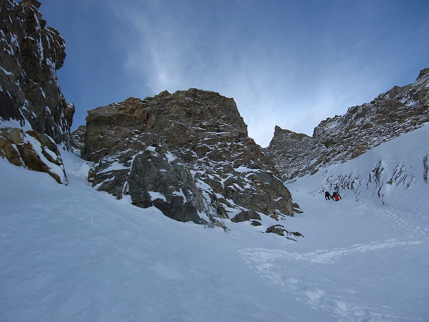 Flambeau des Ecrins : Couloir W