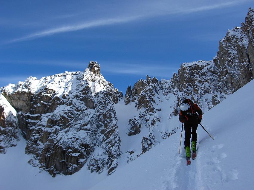 Flambeau des Ecrins : col du Flambeau