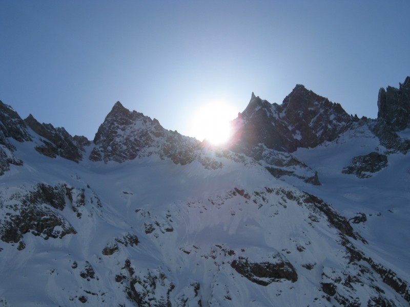 lever de soleil : jusqu'à ce moment-là, on n'avait pas trop chaud !!!