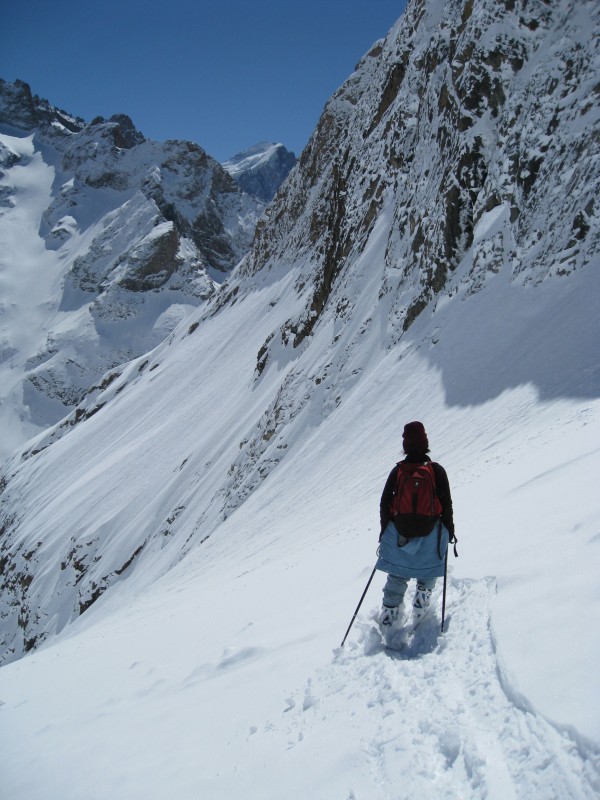 bibi à la descente : ça calme!