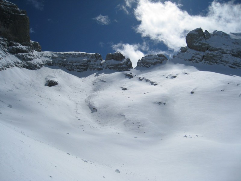 Combe de Chombas : Le haut de la combe