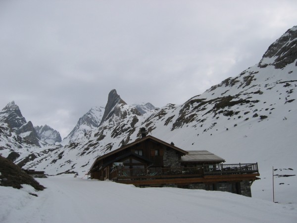 Aiguille de la Vanoise : L'Aiguille de la Vanoise depuis les Barmettes