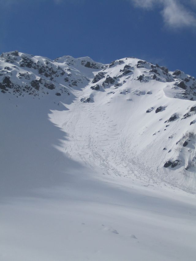 Scialet N : encore une bonne descente , avant le ski-combat...