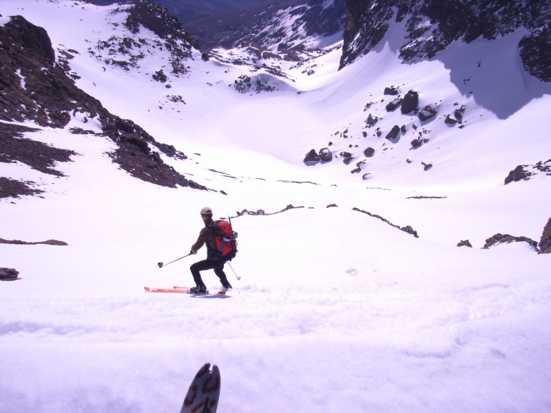 Descente sur le Lac du Cinto : Bonne transfo à 10h.