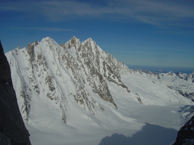Sommet : Les faces N d'Argentière : du monde dans la NNE