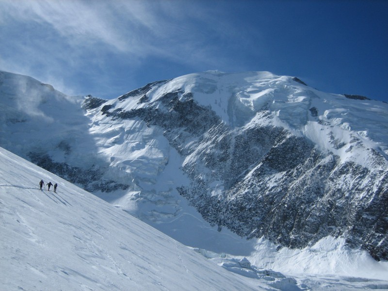 #2 Tête Rousse : Dans le haut du glacier devant l Tête Rousse : Dans le haut du glacier devant l'aiguille de Bionnassay