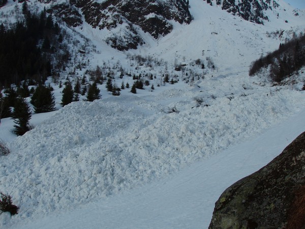 avalanche vallon de la vallett : IMPRESSIONANT