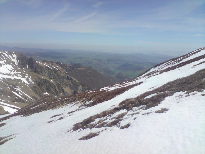 Juste avant le Ferrand : Vue plein Est...