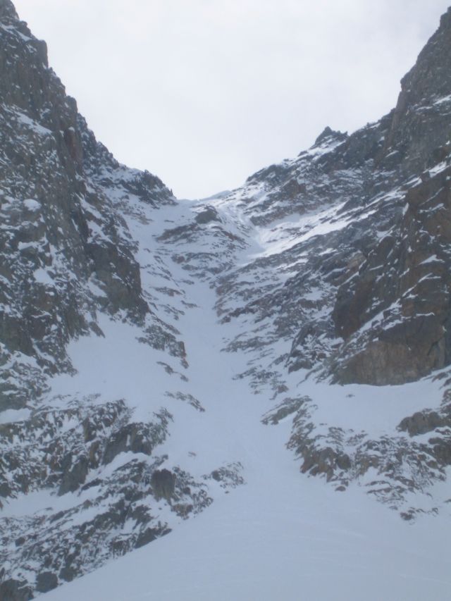 couloir N : 12h30 : toujours a l'ombre