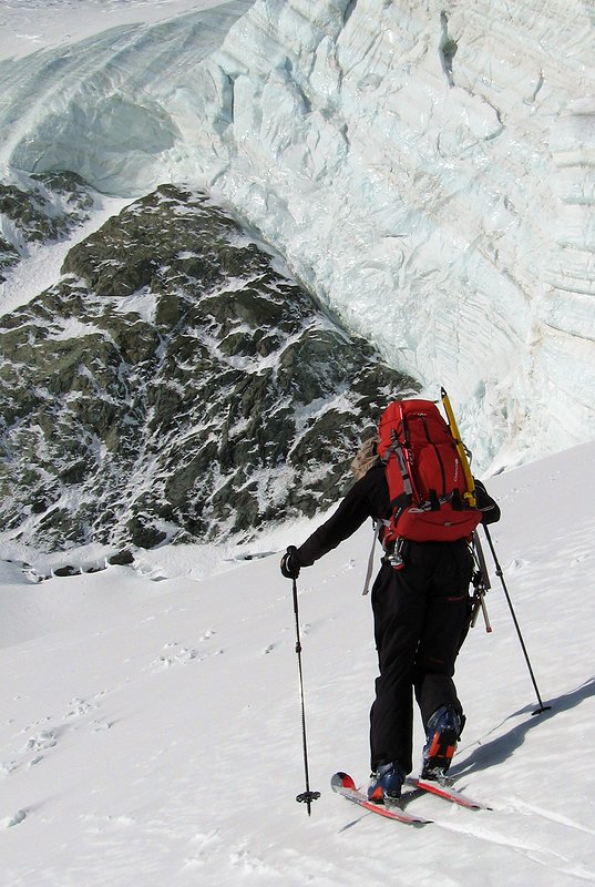 Glacier du Réou d'Arsine : De belles tranches