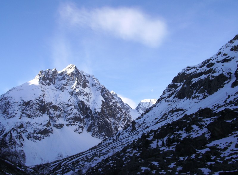 Pics de Says et Col du Chardon : vu du vallon du Carrelet