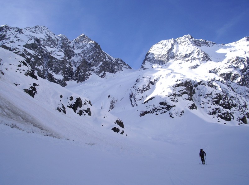 du glacier du Petit Chardon : Approche