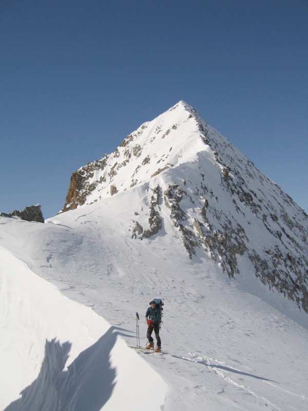 Tour de la Meije 2008 : La point sud du replat en arrière plan