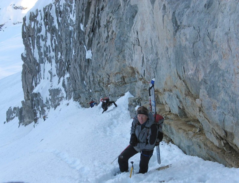 Tour de la Meije 2008 : Montée à la Brèche de la Meije