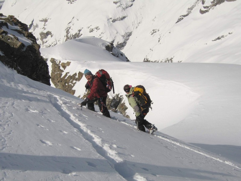 Tour de la Meije 2008 : Au dessus du col du Pavé