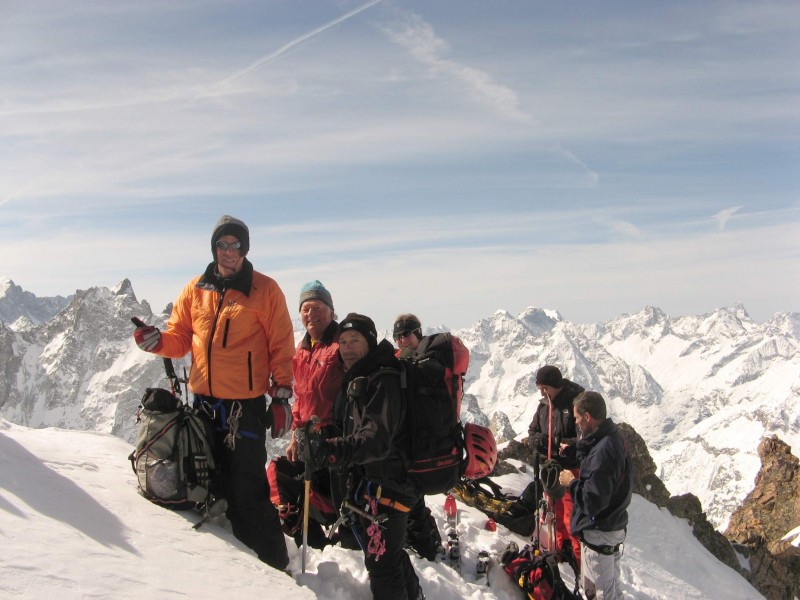 Tour de la Meije 2008 : Au dessus du col du Pavé