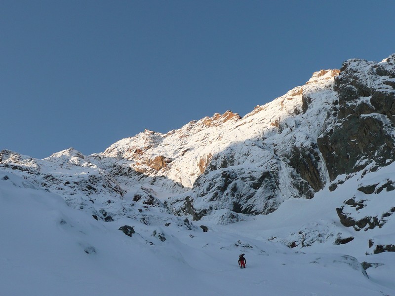 Grande Aiguille de la Bérarde : Une ambiance très haute montagne.