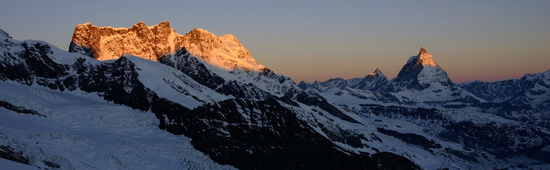 Breithorn et Cervin
