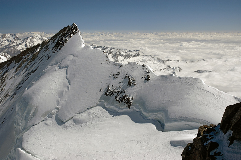 Mont Rose : La Nordend et son arête sud si esthétique