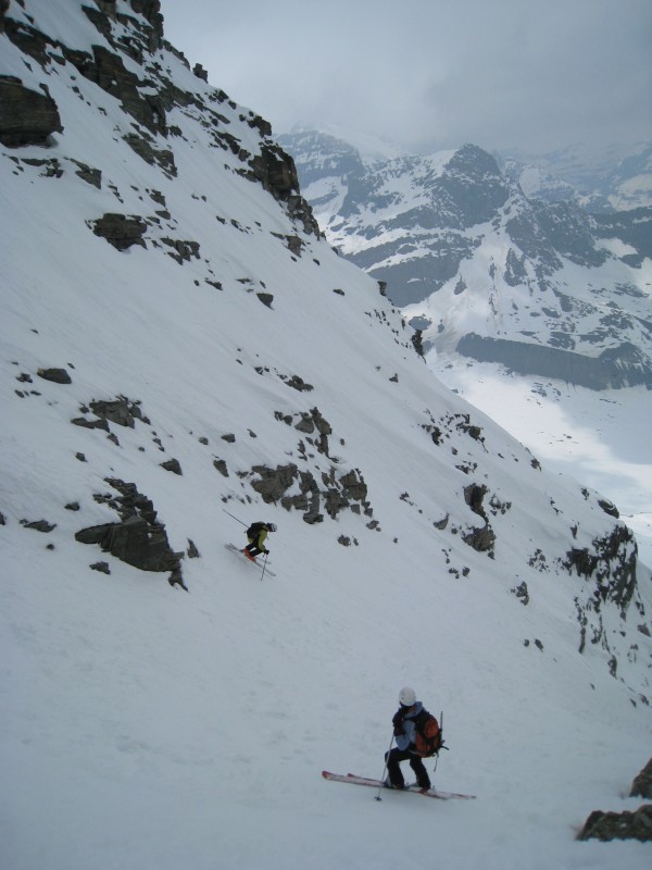 Couloir Ouest : ça passe bien en rive gauche!
