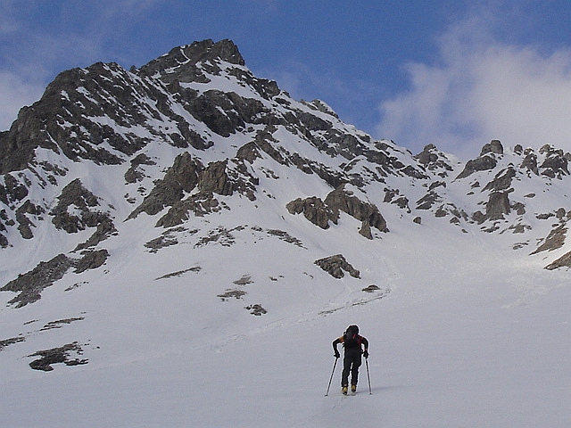 Vers le couloir : "LE" coin de ciel bleu de la matinée