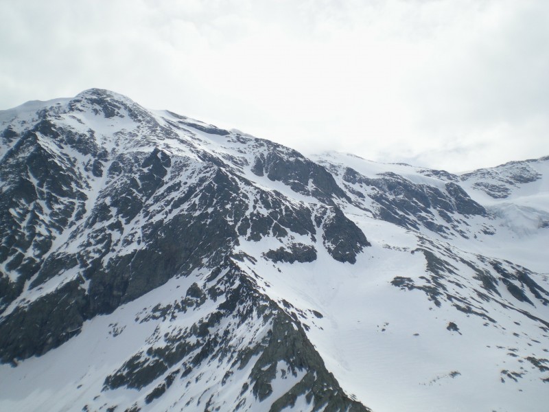 Roc du Blanchon NO : du sommet, vue sur la descente Ouest des Nants