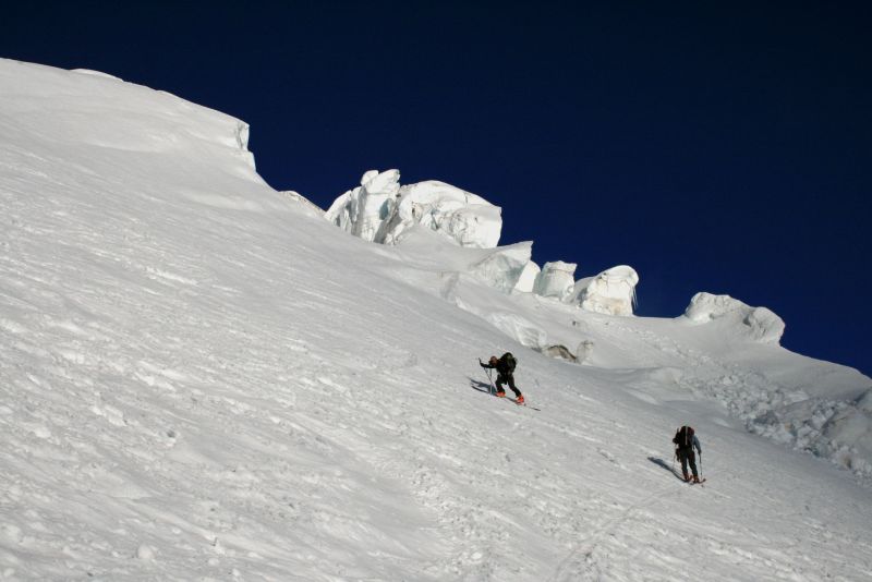 Glacier des Follats : belle montée pour ce dernier jour