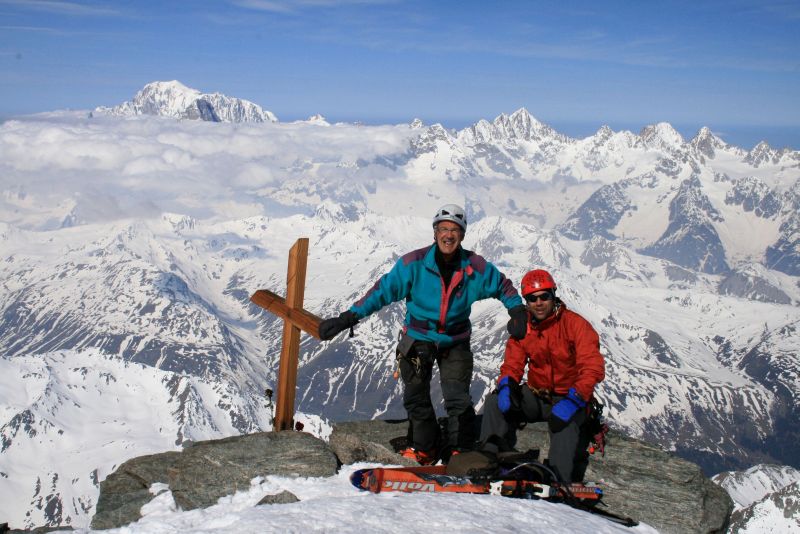 Combin de Valsorey : du bonheur devant le Mont Blanc