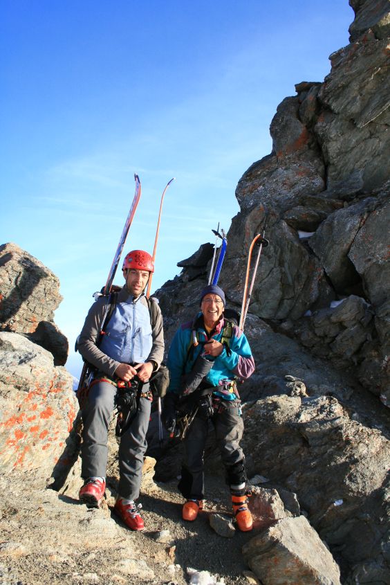 Hinrich et Denis : au col des Gouilles