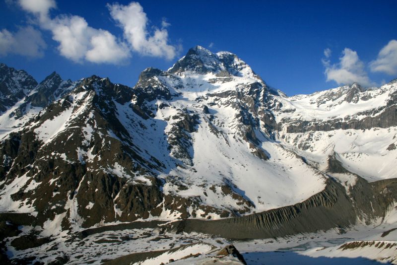 Grand Combin face Sud : un des objectifs du raid