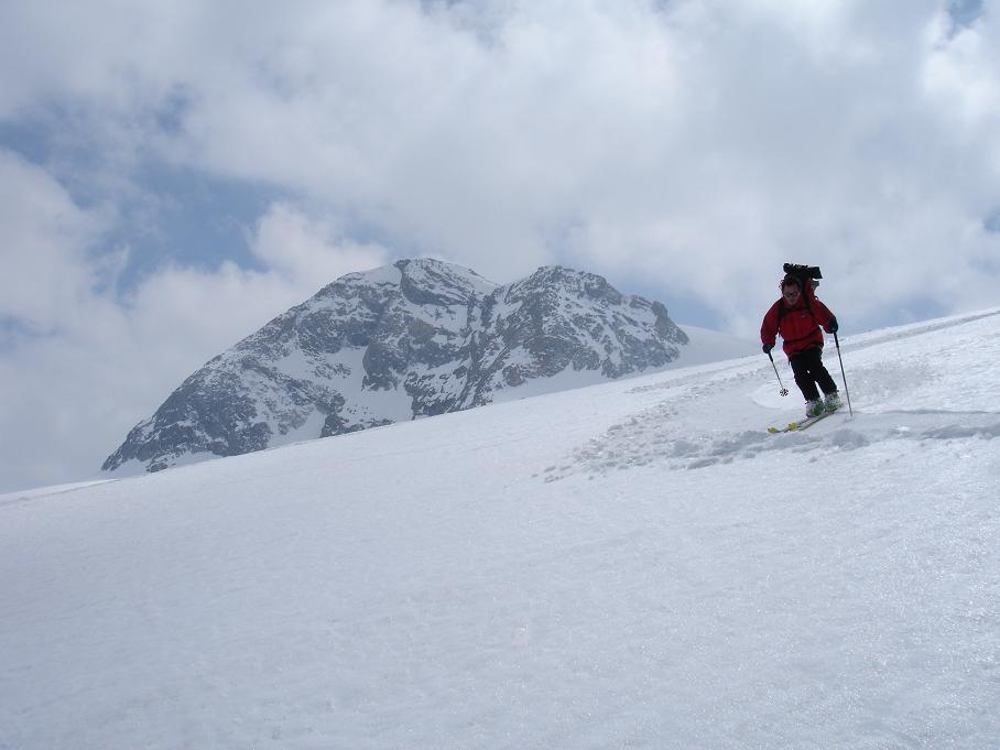 Grand ski : Bruno fonce vers Benevolo