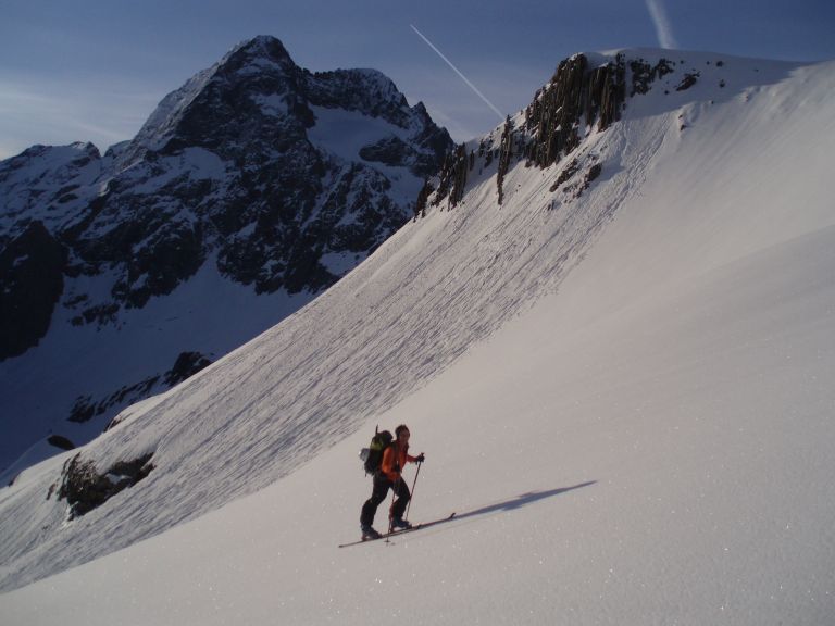 Aiguille de Morges : Montée vers la cîme du Montagnon