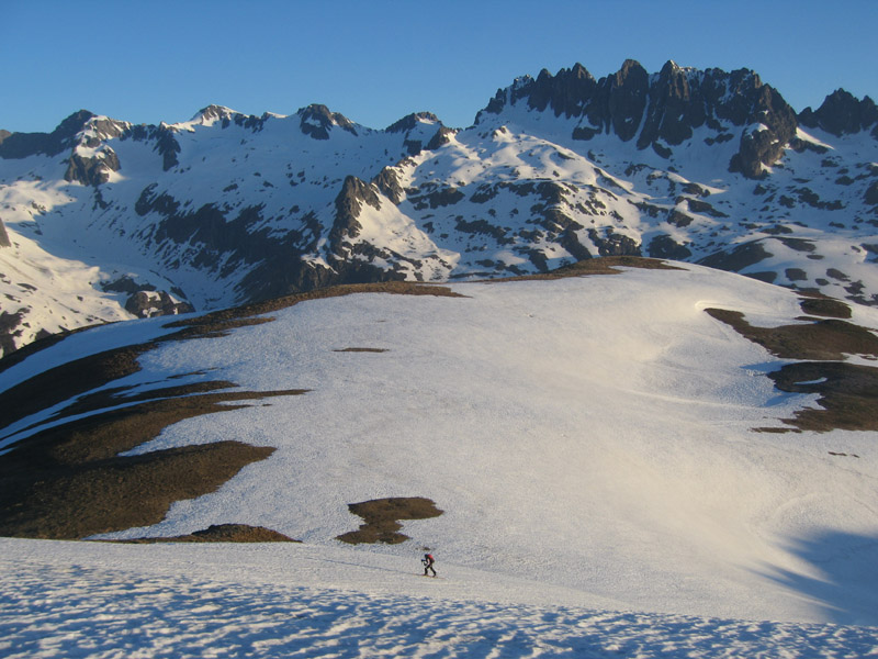 Rocher Blanc et Argentières : Encore pas mal de neige