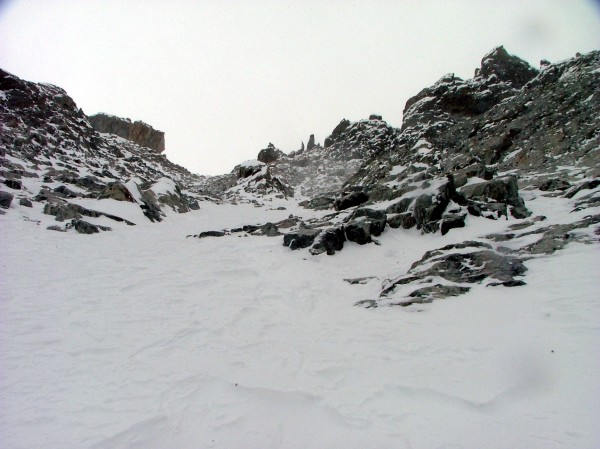 les 150 derniers mètres : C'est bien pauvre en neige ce Burlan.