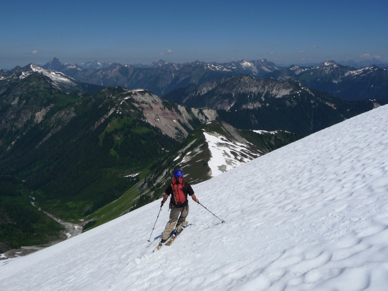 Ruth Mountain : Première descente panoramique