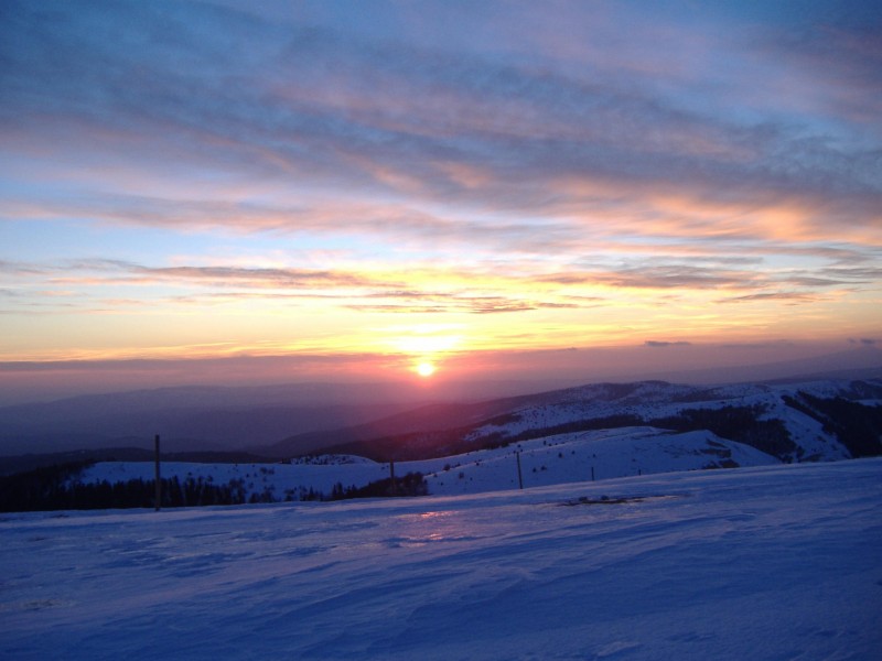 Coucher de soleil : Exemple de coucher de soleil prise en Février 2006