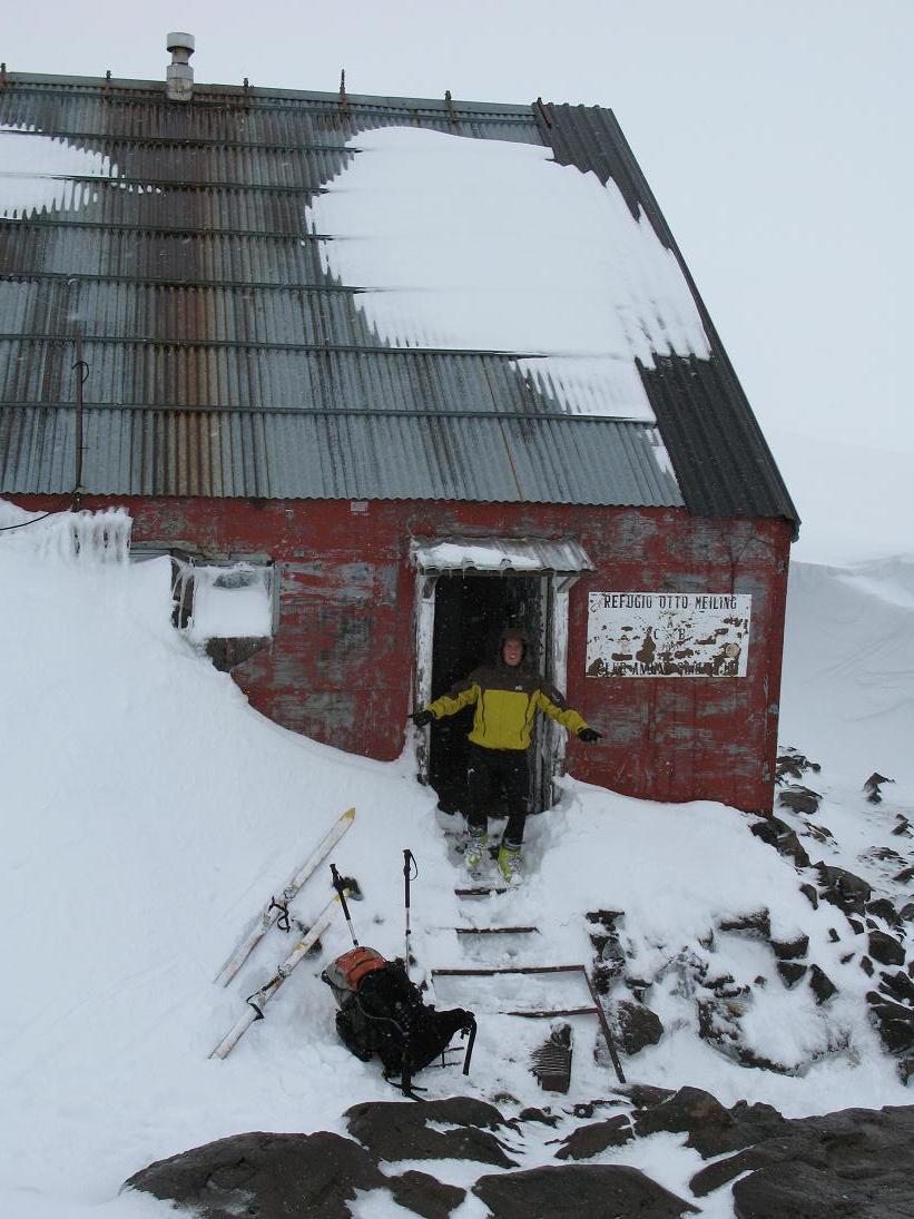 refuge Otto Meiling : un des plus beau refuge des Andes