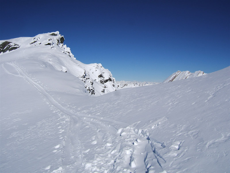 Punta Dell!Alp : Le sommet est en vue.
