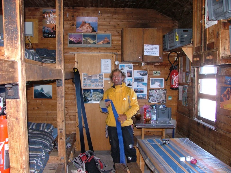 Refuge de l'Aigle : Enfin au chaud