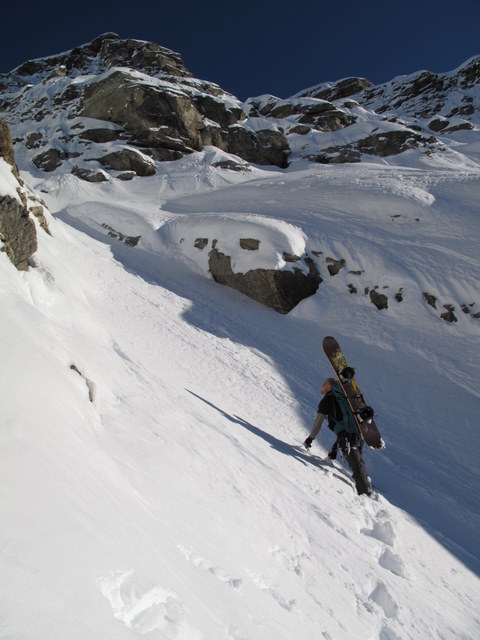 Au dessus du contournement : On reprend l'axe du couloir