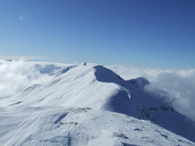 Tete de Combaz : L'aiguille Croche vue du sommet