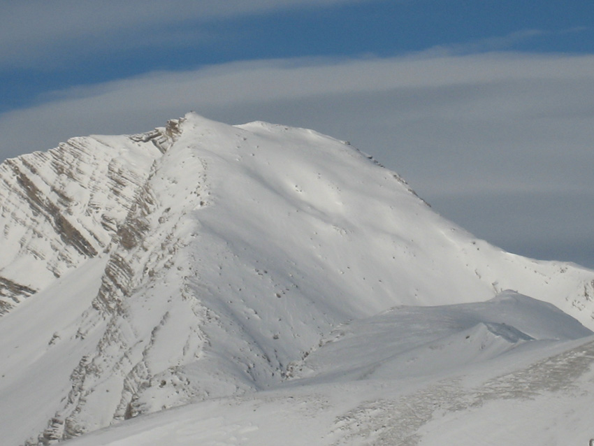 tête de Vautice : condition de neige