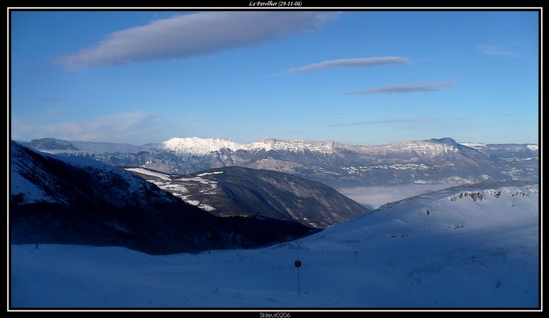 Verors : Vue sur le Vercors.