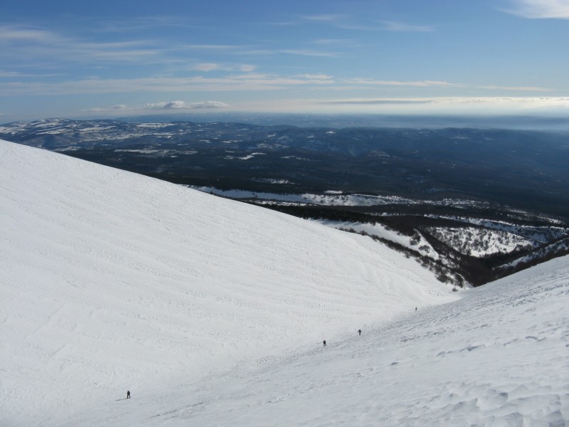 Sommet bis : on décide de se refaire le sommet une deuxième fois afin de profiter à nouveau des quelques passages de bon ski