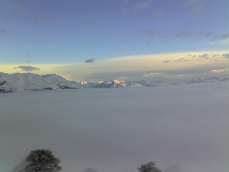 mer de nuages : vers les Hautes-Alpes